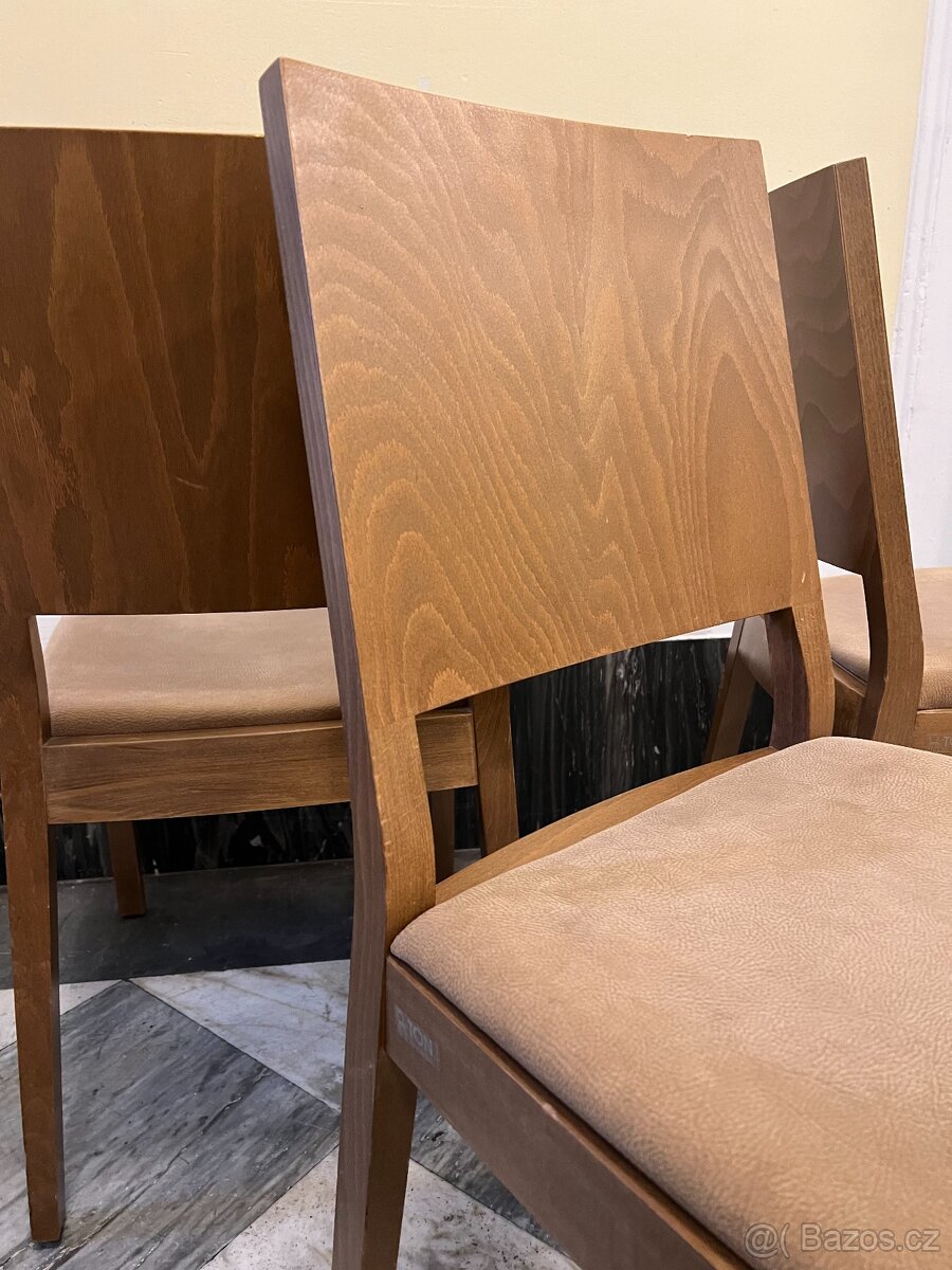 Béžové židle TON - 3