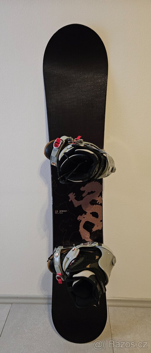 Snowboard Atomic Radon 155cm, boty, vak - 3