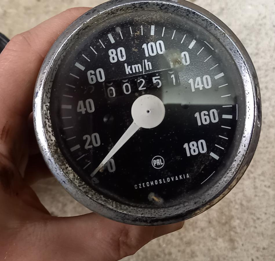 tachometr + držák JAWA 350/634 + ČZ 175/487 - 3