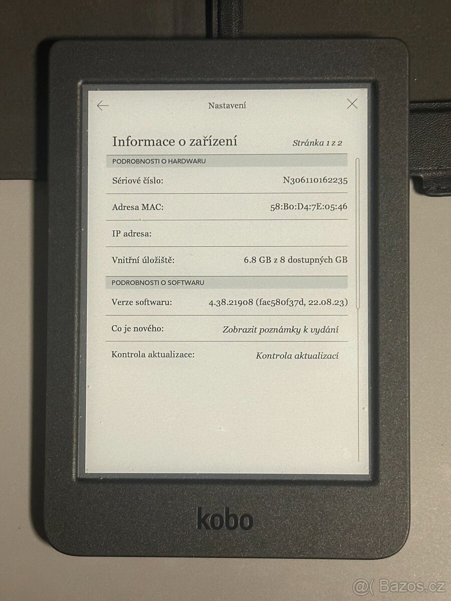 Čtečka elektronických knih Kobo Nia 8GB černá + obal 3 - 3