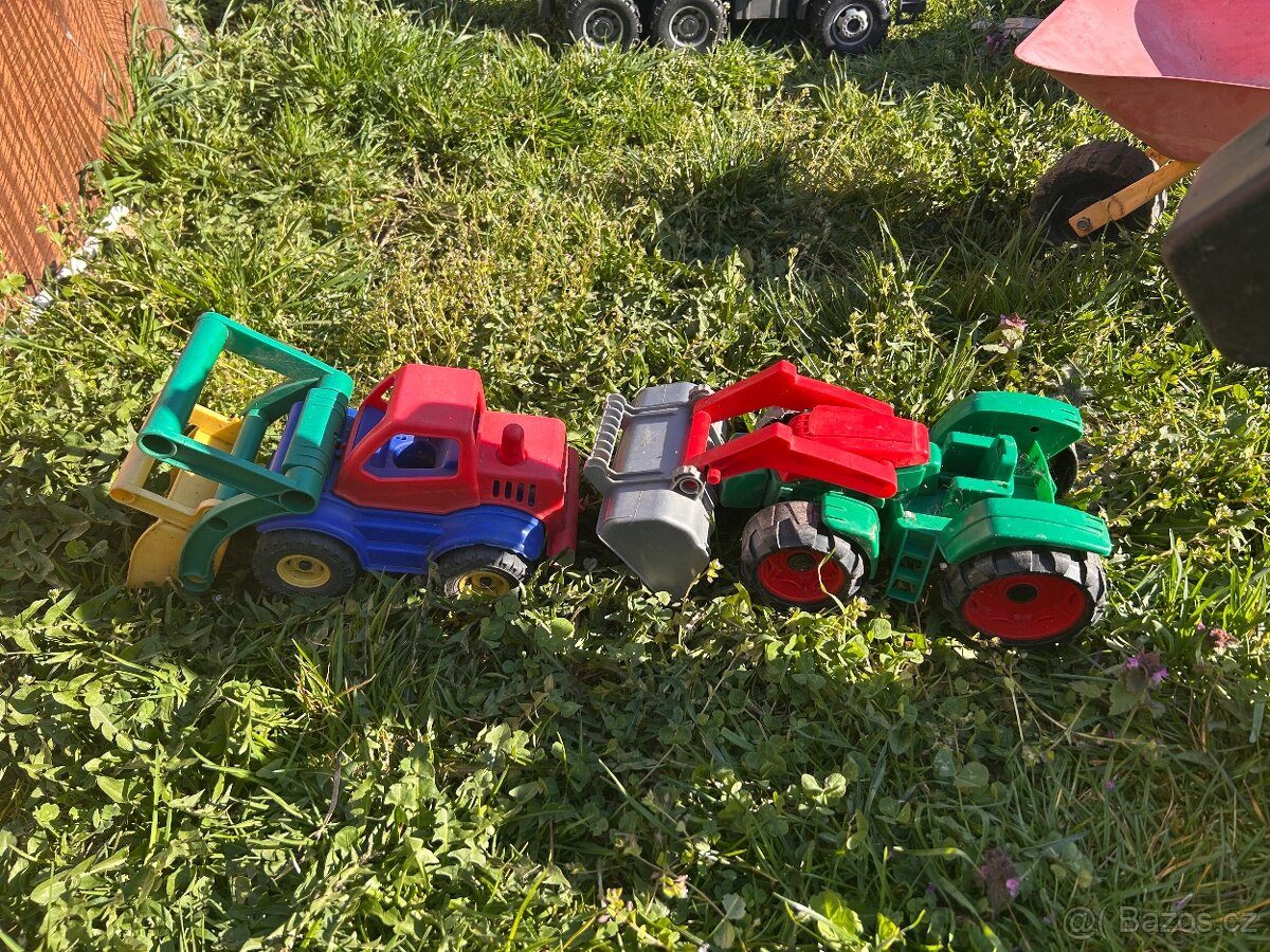 Bagr auto na písek s přívěsem - 3