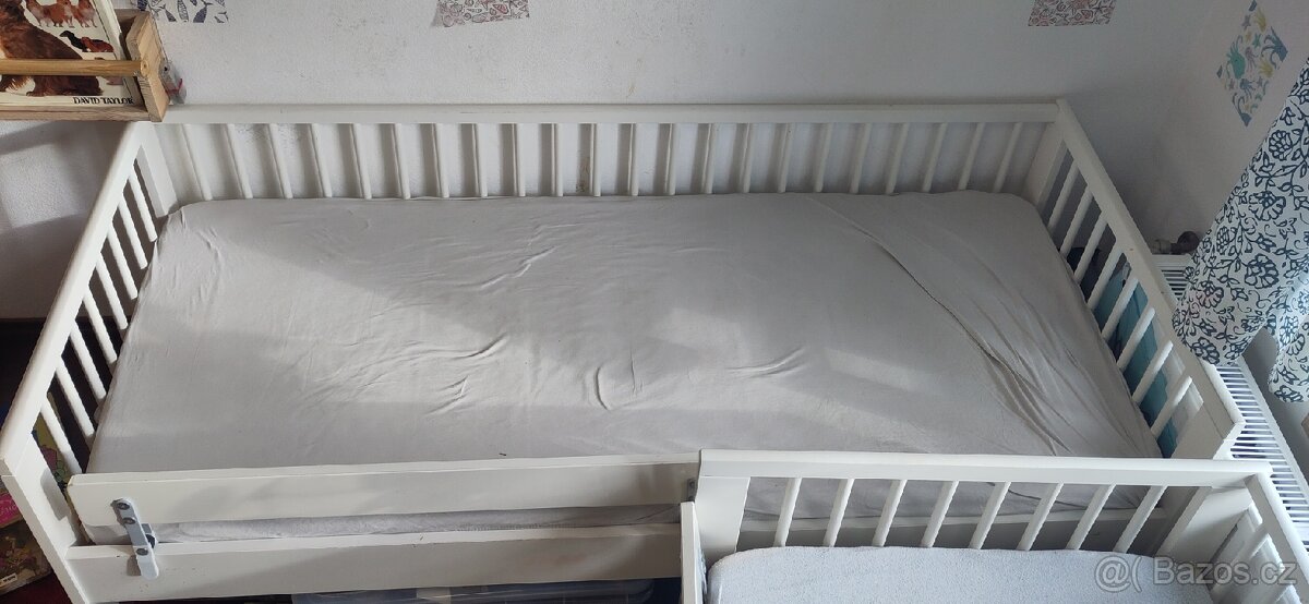 Prodám 2x dětskou postel Ikea Gulliver 160x70 - 3