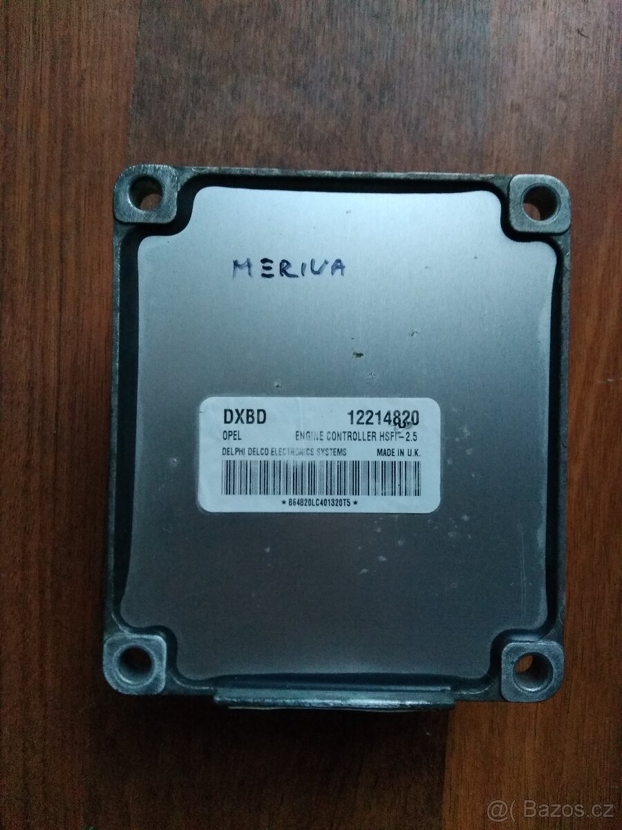Řídící jednotka motoru Meriva A Corsa C Z16XE - 3