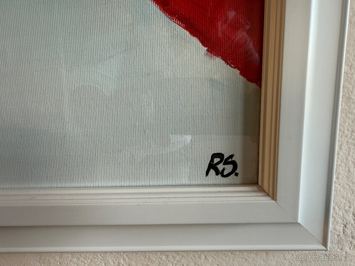 Ručně malovaný obraz - NAGANO 1998. Rozměry 192 x 132 cm. - 3