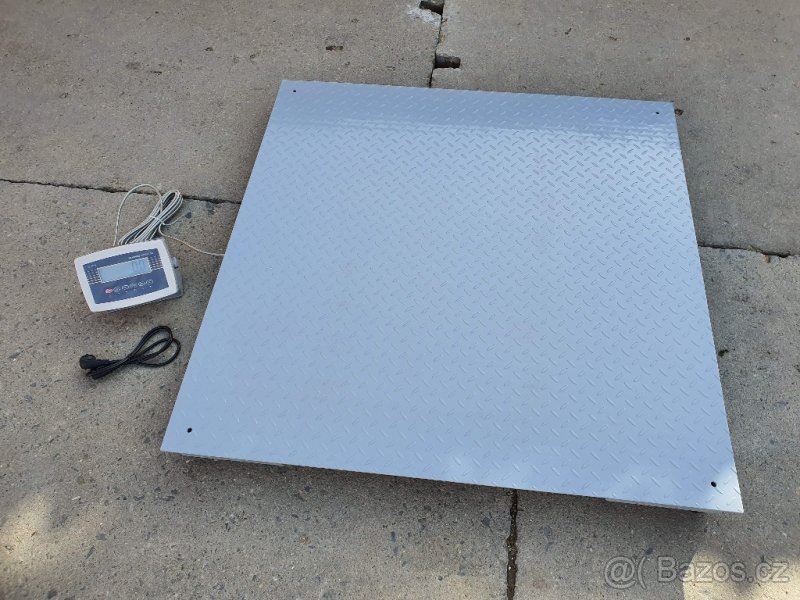 Plošinová váha do 3 000 kg, rozměr 120x120 cm - 3
