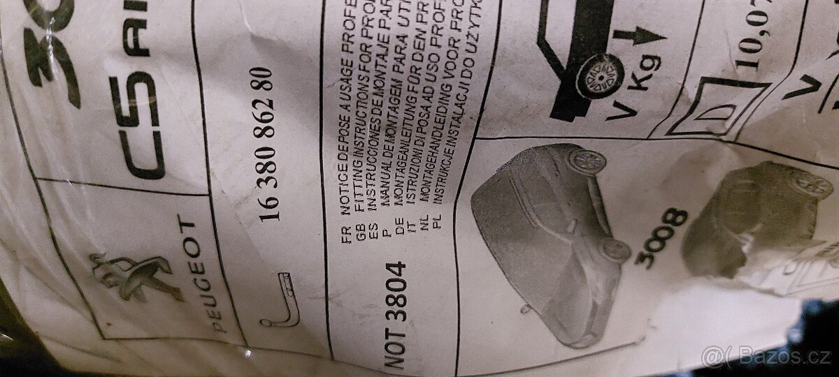 Tažné+elektrika C5 aircross,Peugeot 3008 - 3