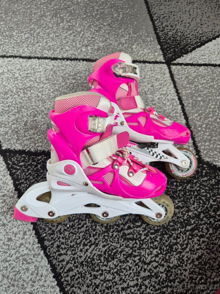 Dětské rostoucí kolečkové brusle X-roller 26-29 - 3