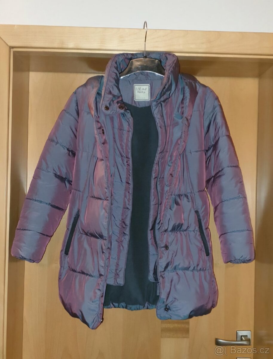 Dívčí zimní KABÁT zn. NEXT vel. 11 (146) - 3