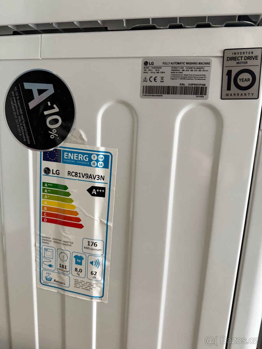 Prodám Lg set pracka a sušička - 3