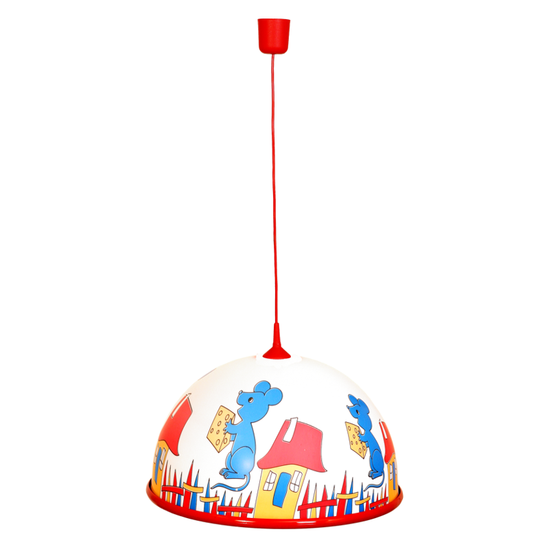 DĚTSKÝ LUSTR - ČERVENÁ MYŠ - 3