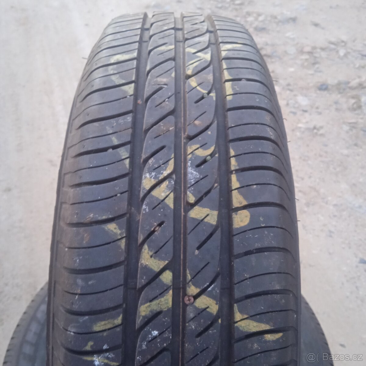 Sada plechových disků rozteč 4x100 s letní 175/80/14 - 3