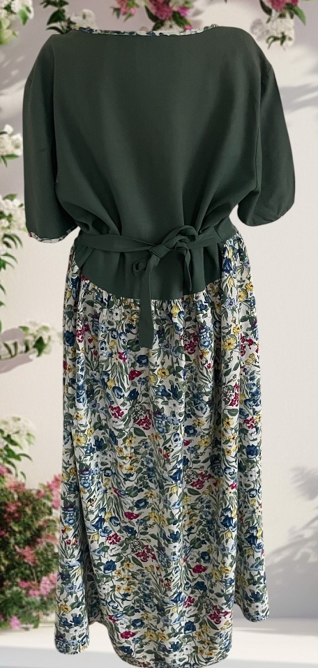 Dámské propínací šaty selský styl - 3