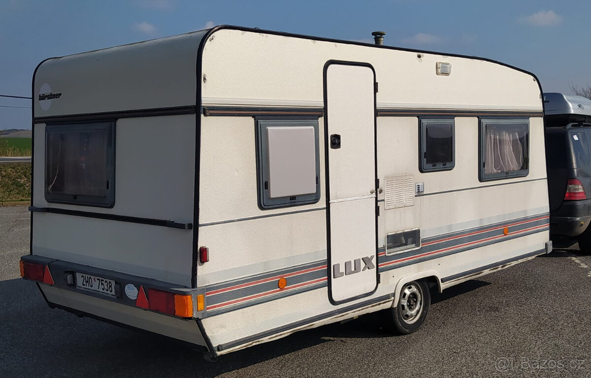 Cestovní karavan Buerstner Lux, ČR doklady, nová STK. - 3