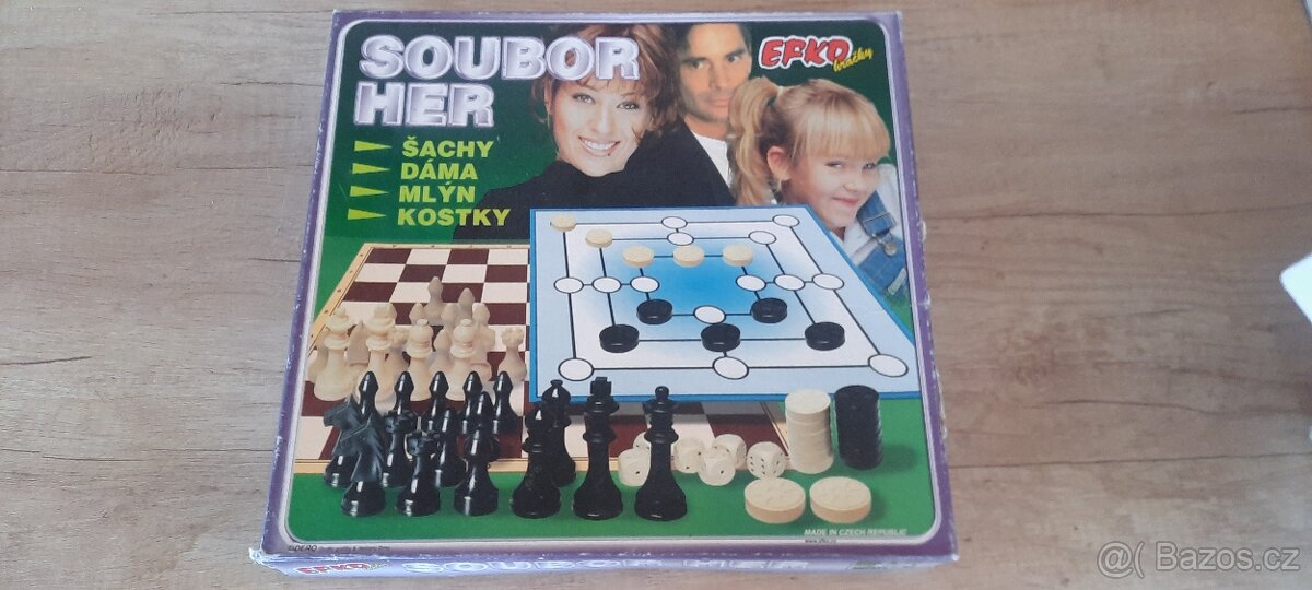 Stolní hry-Domino,Soubor her - 3