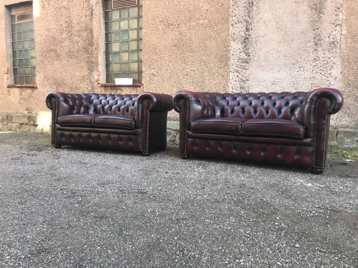 Chesterfield Anglický Originál Top kvalita - 3