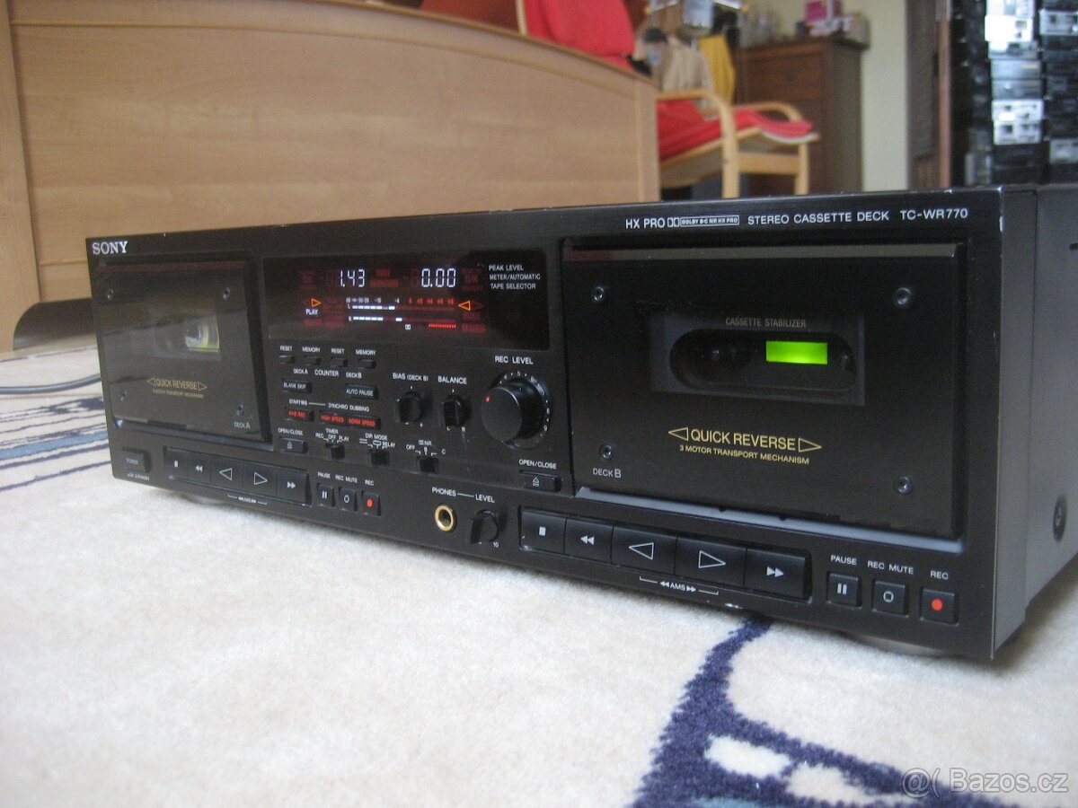 Prodám tape deck SONY TC-WR 770 - 3