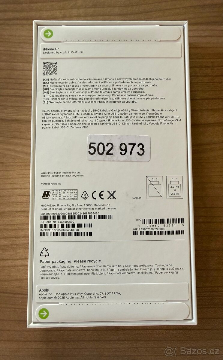 IPhone Air 256GB nový - 3