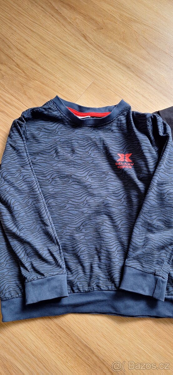 2x tričko dlouhý rukáv vel.128 - 3