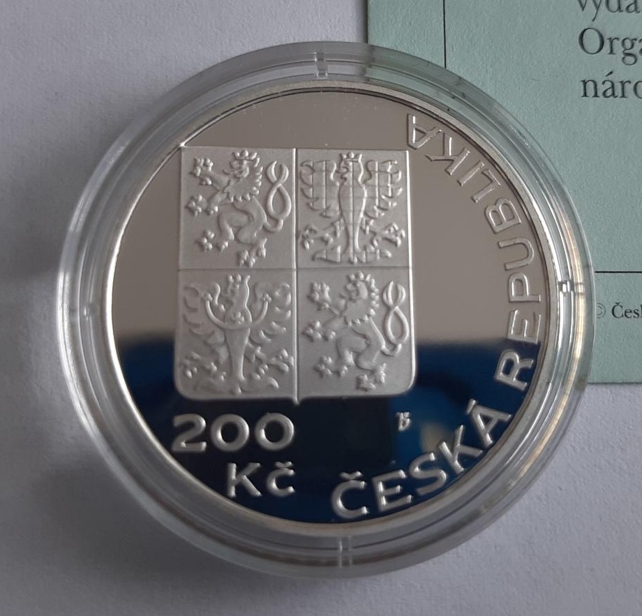 200 Kč 1995 - OSN Proof - 3