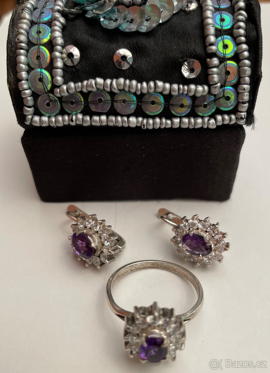 Stříbro 925 a zirkony - 3