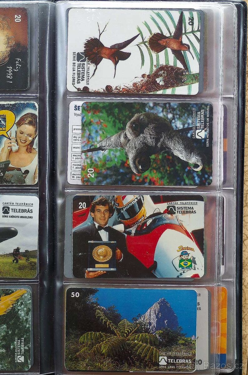Telefonní karty z devadesátých let ČR + celý svět - 3
