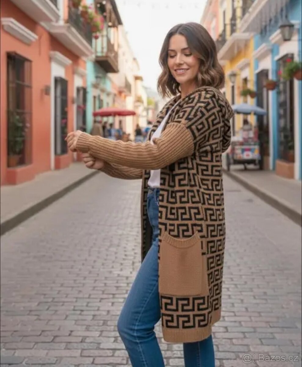 Úžasný svetr cardigan SKLADEM - 3