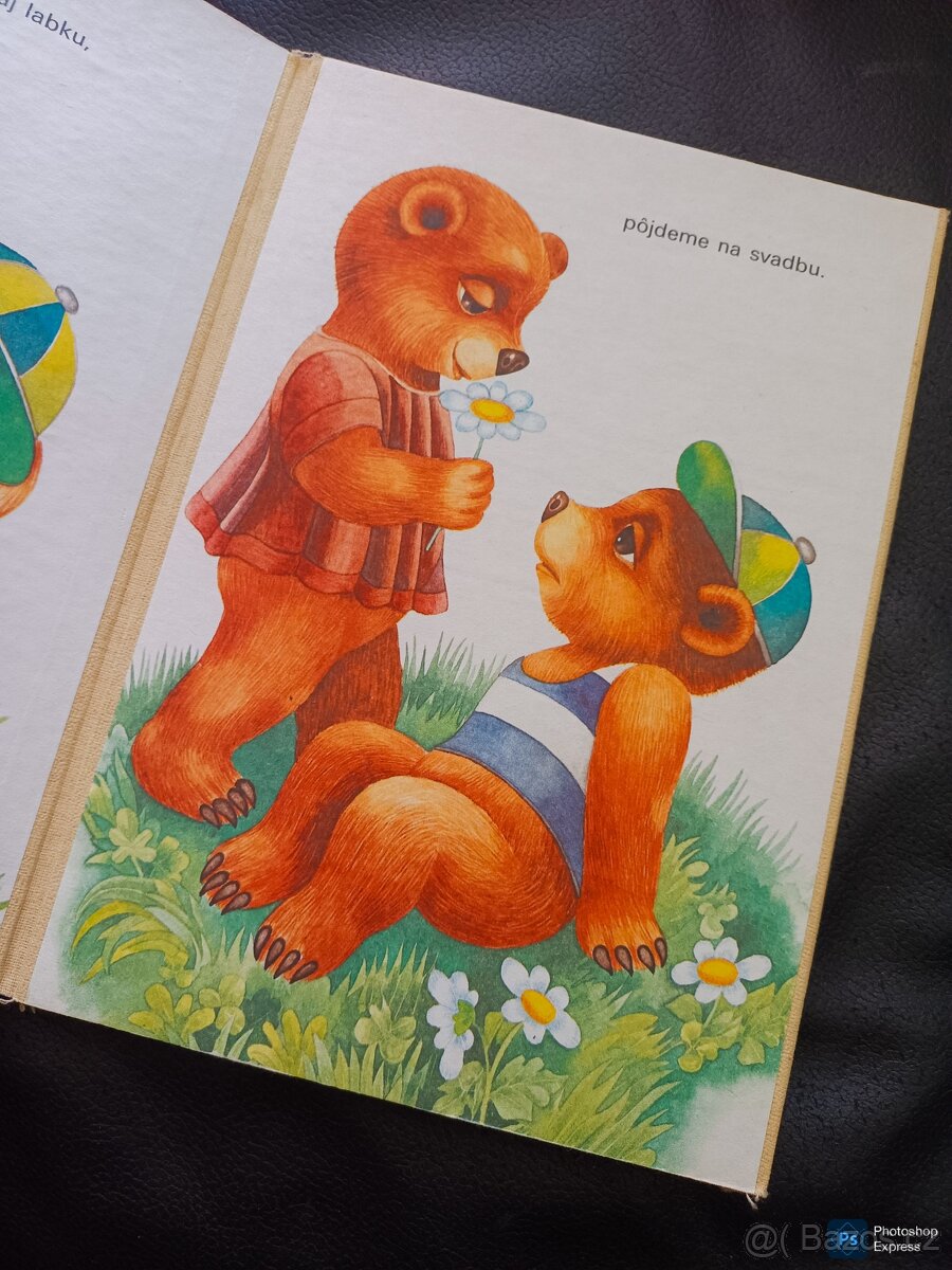 Kniha leporelo MEDVEĎKU DAJ LABKU rok v 1985, 219 Kč (9 €) i - 3