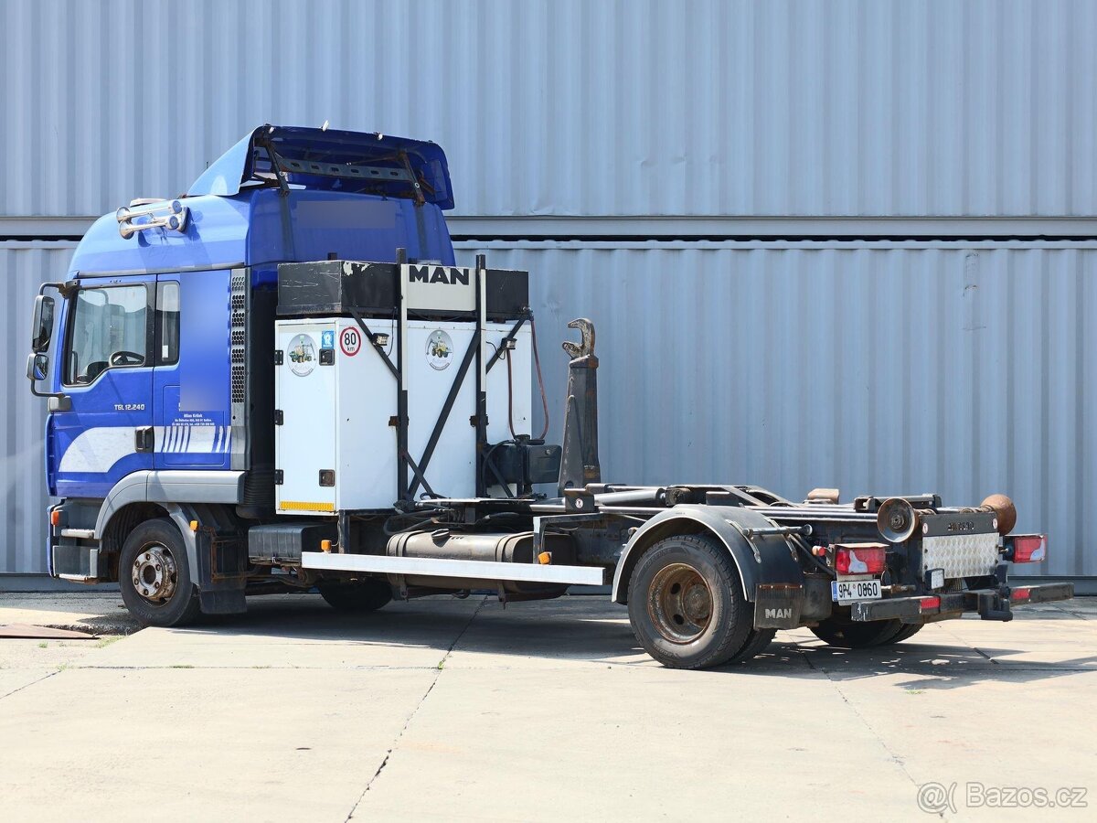 MAN TGL 12.240, VÝŠKA HÁKU 100 cm, GO MOTORU, NOVÁ SPOJKA, V - 3