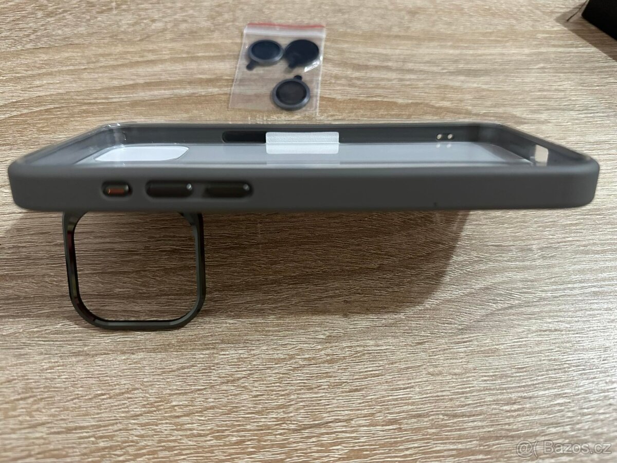 Kryt na iphone 15 promax se stojánkem + sklo na kameru - 3