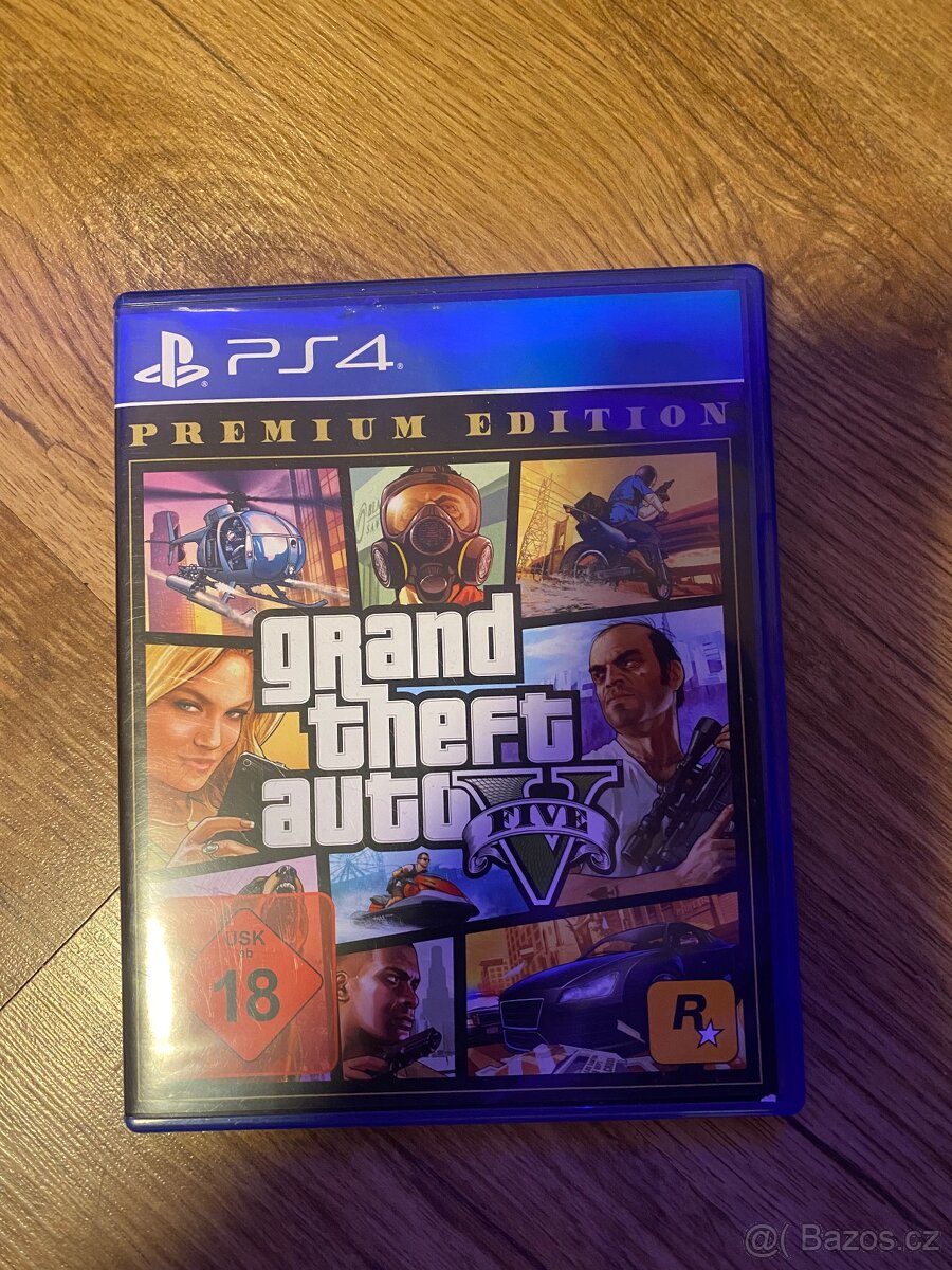 Prodám PlayStation 4 – bílá barva + ovladač + 2 hry - 3