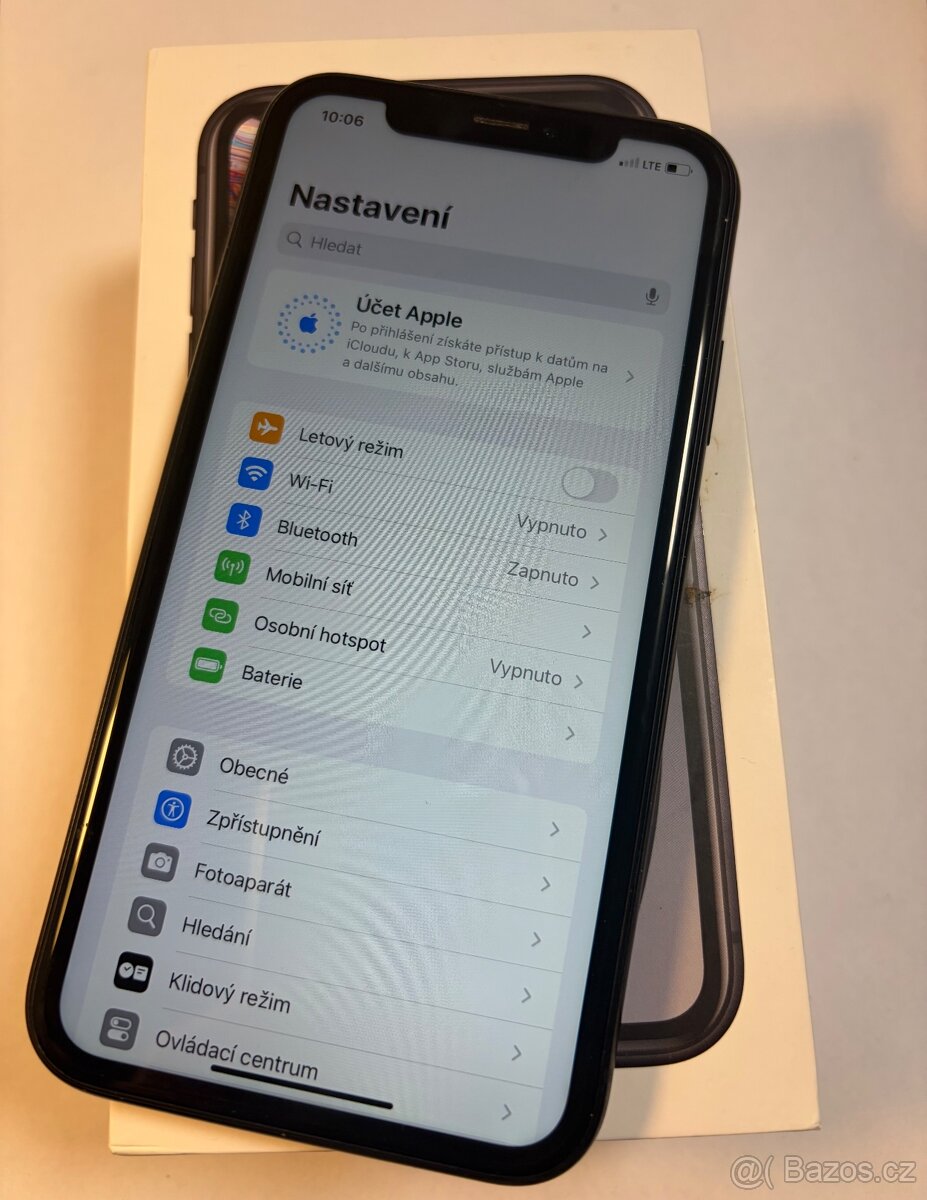 Apple iPhone XR 64gb kondice baterie 100% s kabelem iOS 18.7 - 3