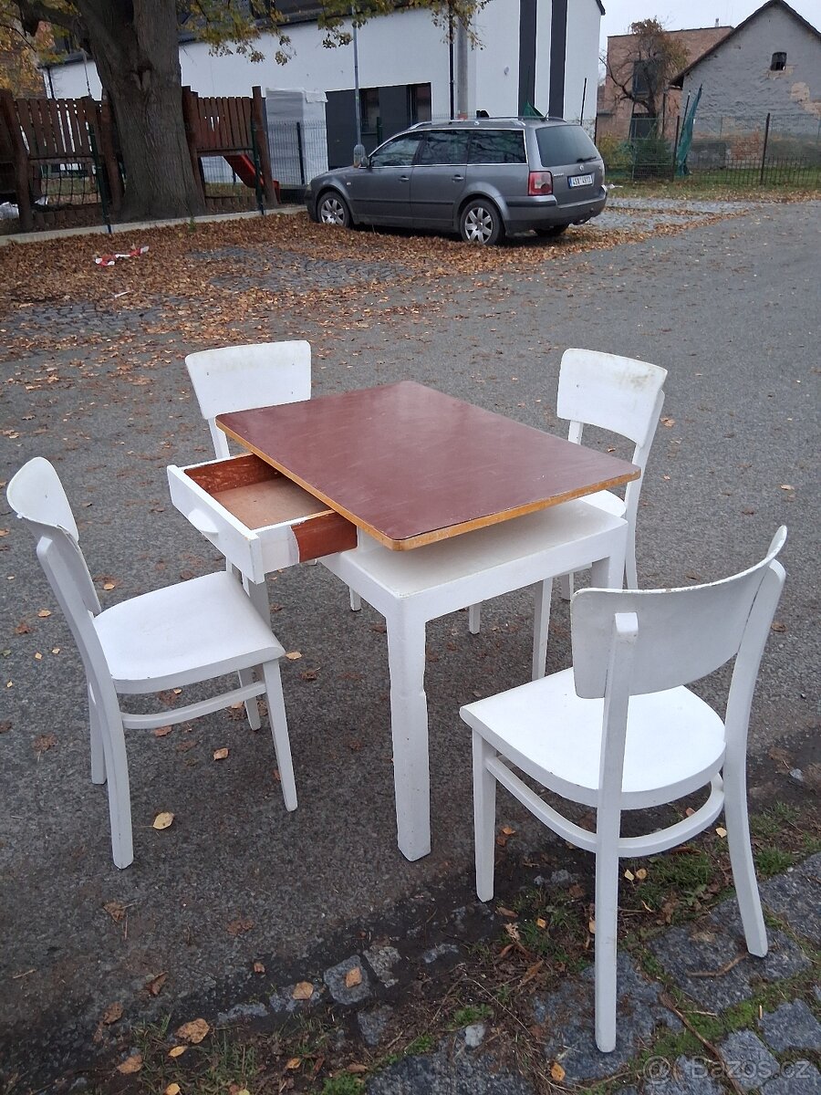 Stůl,židle-retro - 3