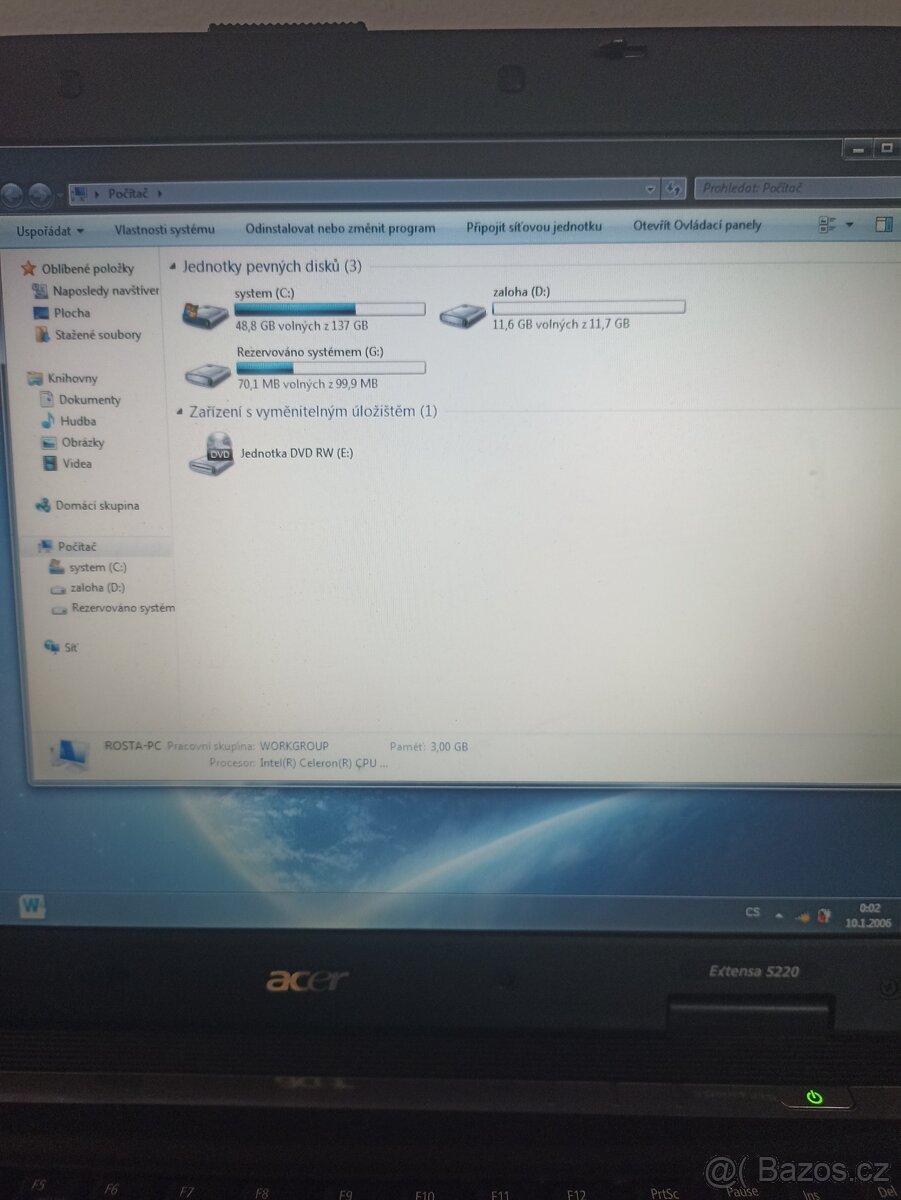 Acer Extensa 5220 - 3