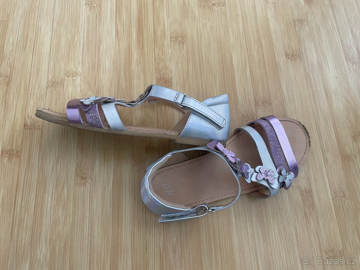 Dívčí sandály H&M - vel. 34 - 3