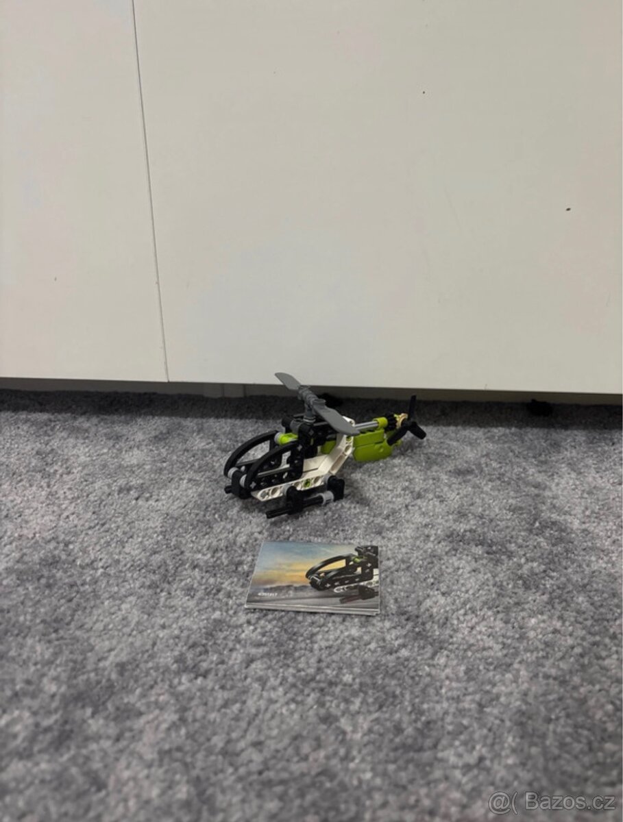 Lego technic helikoptéra + bagr - 3