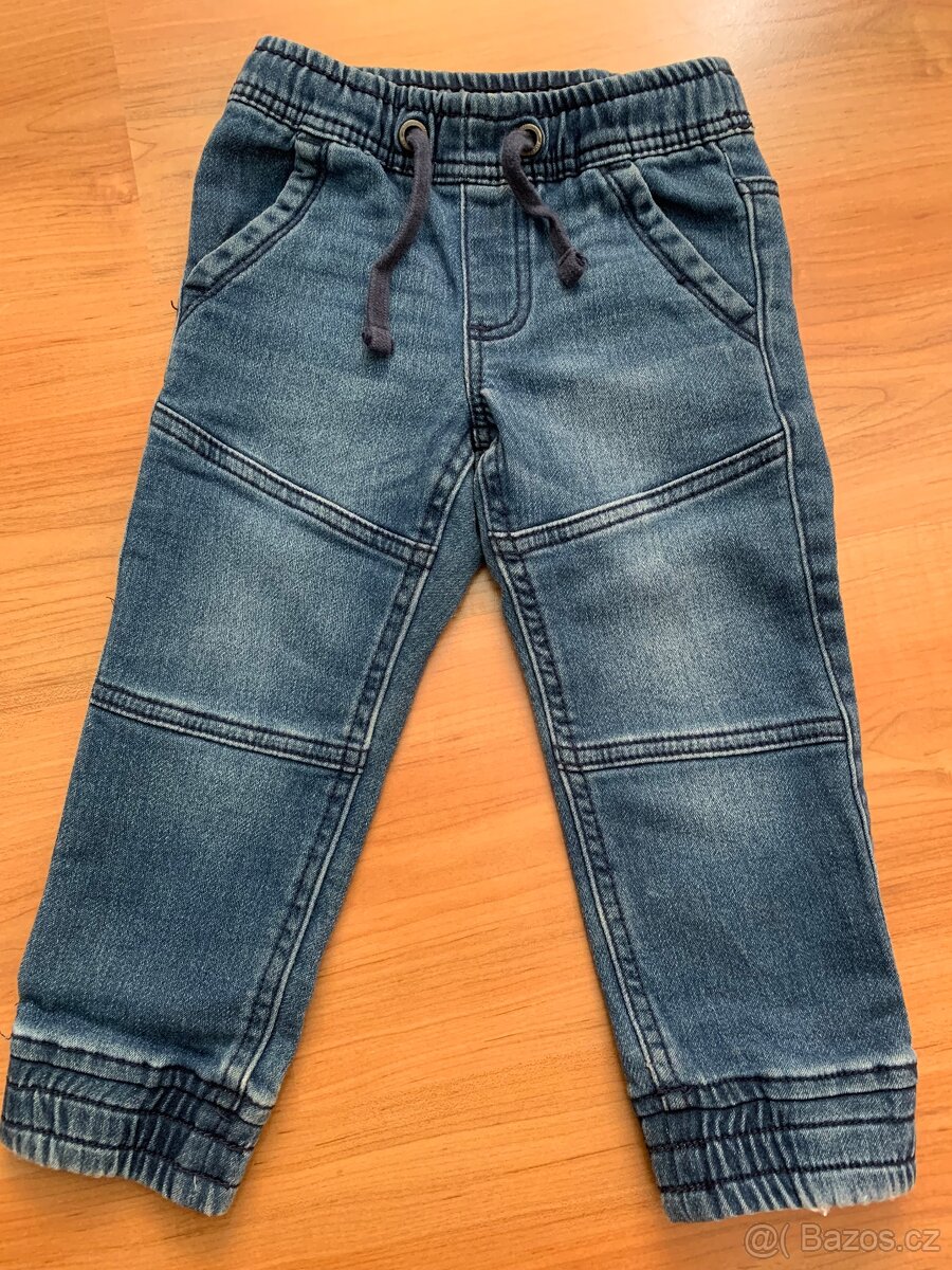 Zateplené kalhoty vel 92 a 98 - 3