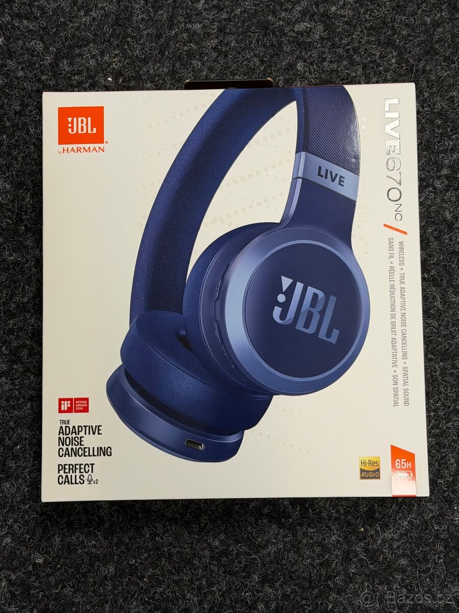 Sluchátka JBL Live 670NC Modrá - 3
