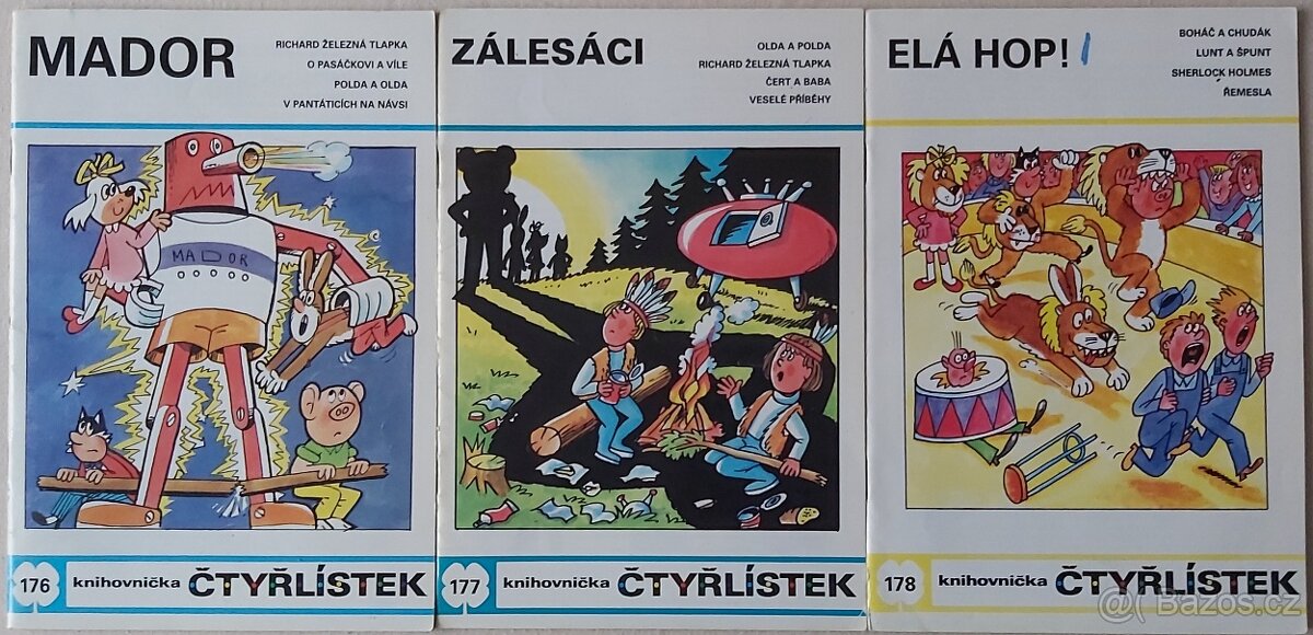 ČTYŘLÍSTEK - KOMPLETNÍ ROČNÍK 1990 - 3