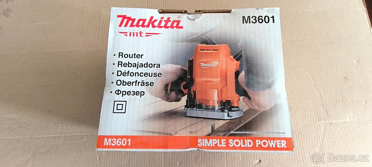 MAKITA Vrchní frézka MT 900W/ M3601 - 3