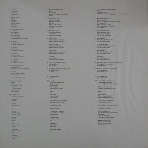 Michael Kocáb – Odysseus ( LP ) + podpisy - 3