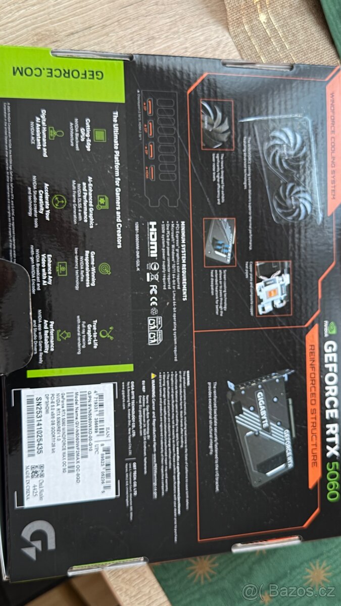 GIGABYTE GeForce RTX 5060 WINDFORCE OC 8G - 3