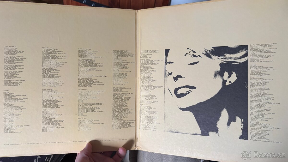 Joni Mitchell - Court and Spark. LP - 3