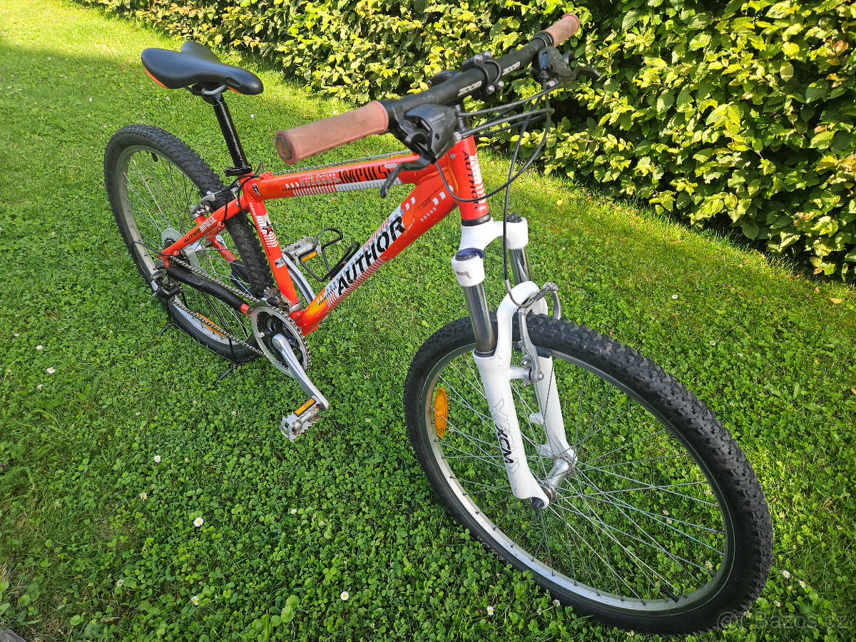 Menší 26" horské hliníkové kolo AUTHOR, rám 15" po servisu - 3