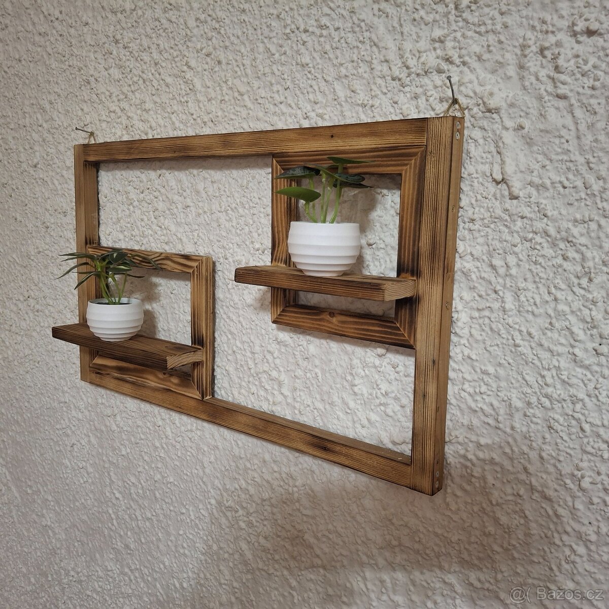 Větší dřevěná polička - 3