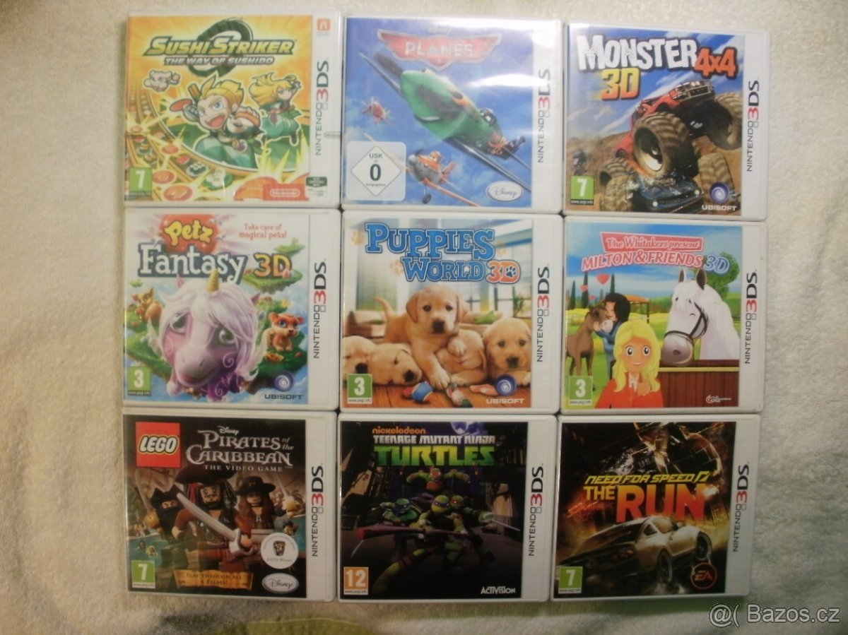 Hry na Nintendo 3DS + 2DS - Nová a Použité - Ceny v textu - 3