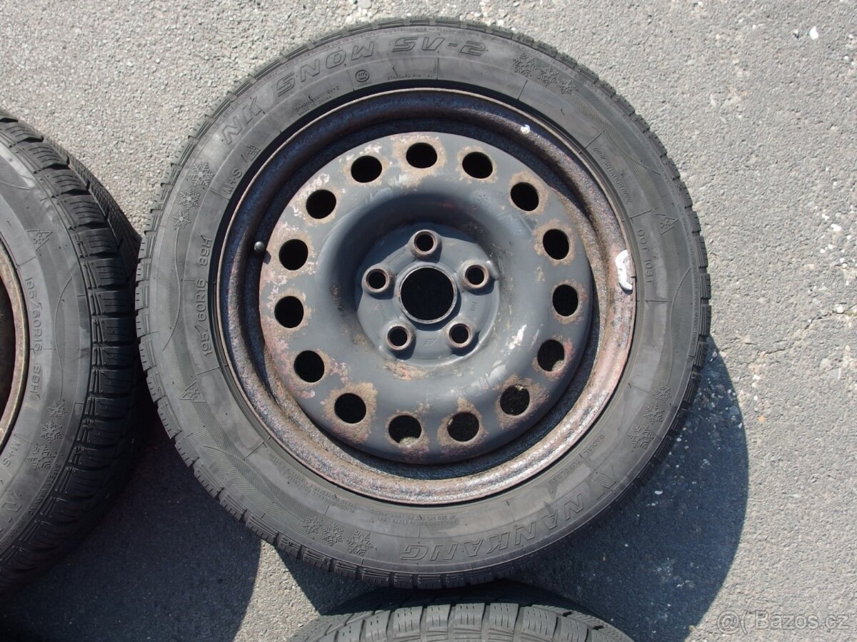 Sada zimních kol VW Sharan 195/60 R16 - 3