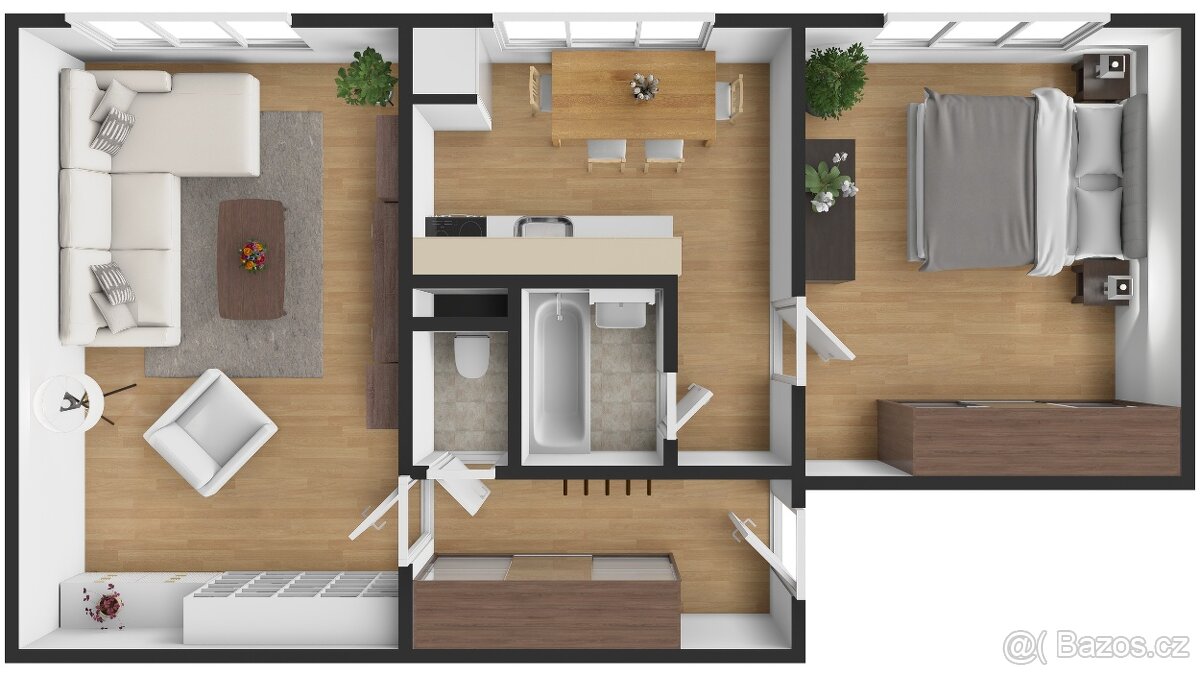 Byt 2+1, osobní vlastnictví - 3
