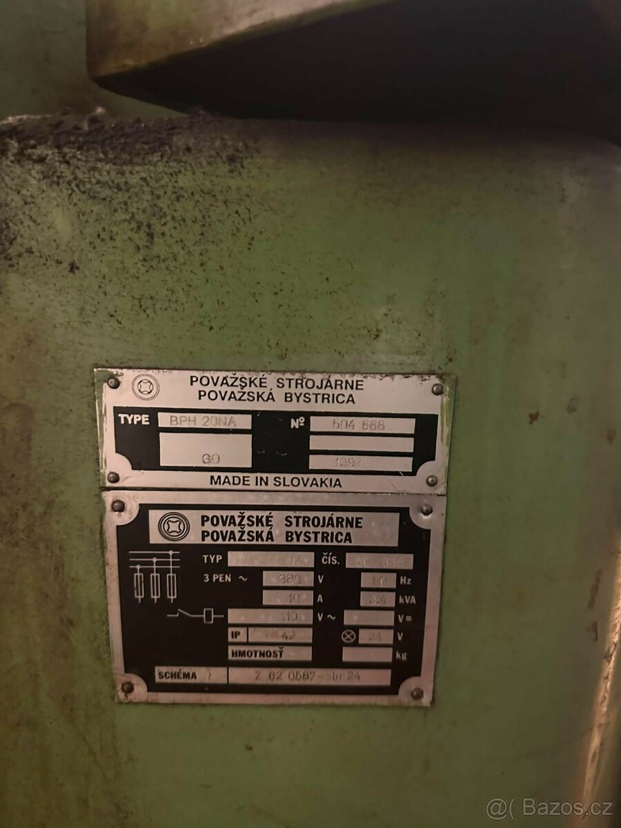 Magnetická rovinná brúska BPH 20 NA - 3