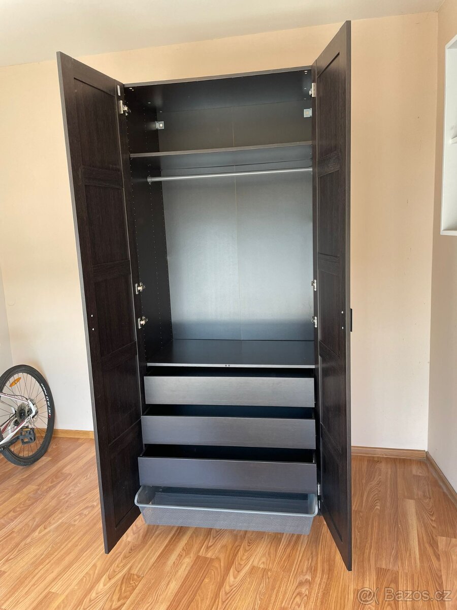 Skříň PAX (IKEA) černohnědá - 3