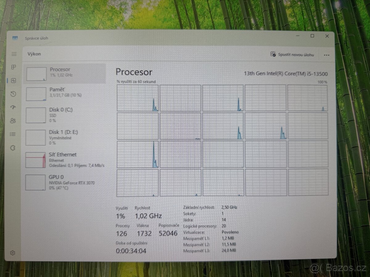 Herní PC |Intel i5 13500, RTX 3070, 32GB, 1TB SSD - 3